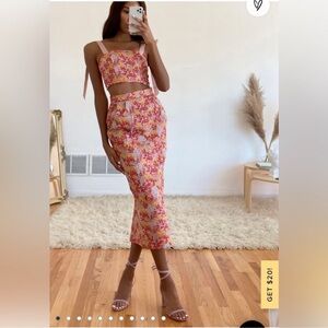 Lulu’s Ellarina two piece midi set